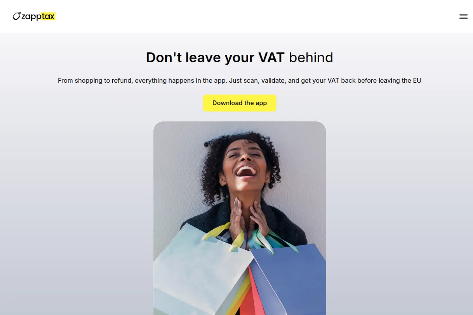 Application et service Zapptax